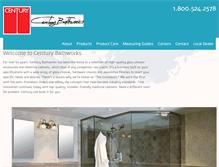 Tablet Screenshot of centurybathworks.com